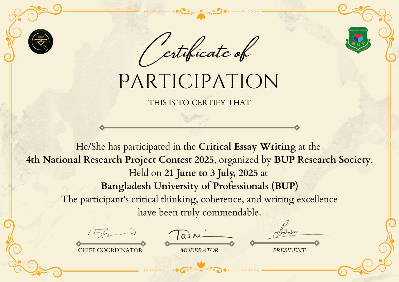 Critical Essay Writing - Research Project Contest 2025